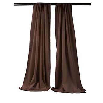 Pack-2 Polyester Poplin Backdrop Drape 96-inch Wide By 58-inch High