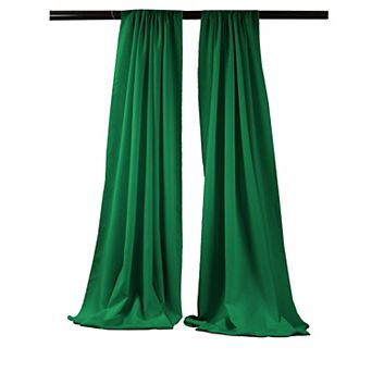 Pack-2 Polyester Poplin Backdrop Drape 96-inch Wide By 58-inch High