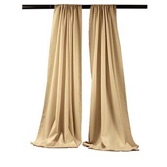 Pack-2 Polyester Poplin Backdrop Drape 96-inch Wide By 58-inch High