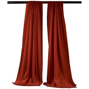 Pack-2 Polyester Poplin Backdrop Drape 96-inch Wide By 58-inch High