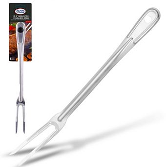 Alpine Cuisine Stainless Steel Carving Bbq Fork 13.5 in With Comfortable Handle Cooking