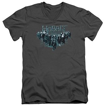 The Hobbit Thorin And Company Short Sleeve Adult V Neck T-shirt