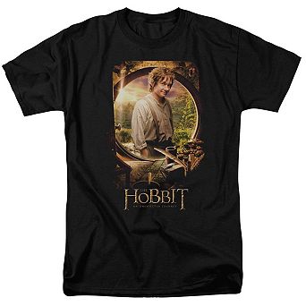 The Hobbit Bilbo Poster Short Sleeve Adult T-shirt