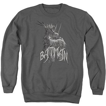 Batman Scary Right Hand Adult Crewneck Sweatshirt