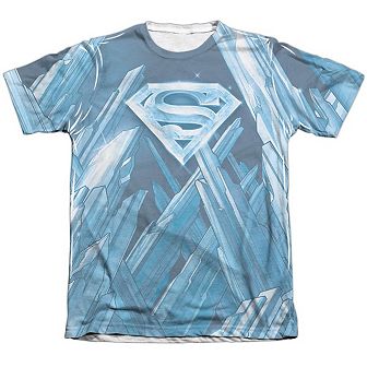 Superman Solitude Adult 65/35 Poly/cotton Short Sleeve T-shirt