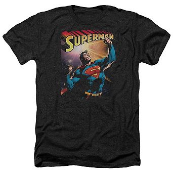 Superman Victory Adult Heather T-shirt