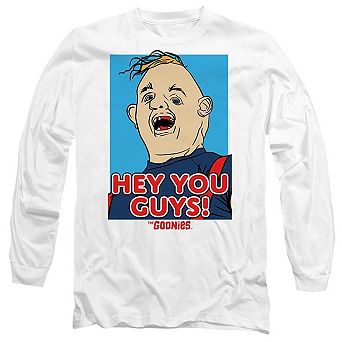The Goonies Sloth Hey You Guys Long Sleeve Adult T-shirt