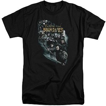 The Hobbit Company Of Dwarves Short Sleeve Adult Tall T-shirt
