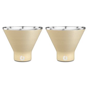 Premium Insulated Martini And Margarita Glass, Set Of 2