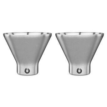 Premium Insulated Martini And Margarita Glass, Set Of 2