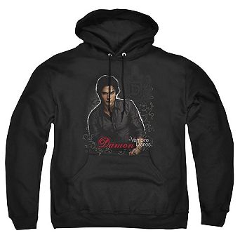 Vampire Diaries Damon Adult Pull Over Hoodie