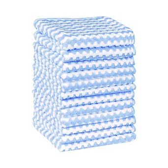 Microfiber Highly Absorbent Lint Reusable Kitchen Towel 12 Packs 10" X 10"