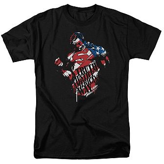 Superman The American Way Short Sleeve Adult T-shirt