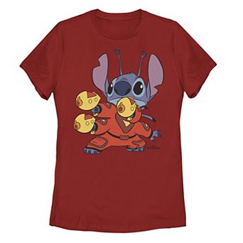 Disney's Lilo & Stitch Space Suit Stitch Juniors' Graphic Tee