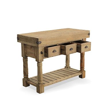 Heritage Furnishings By Afd Home Farmhouse Island Work Console