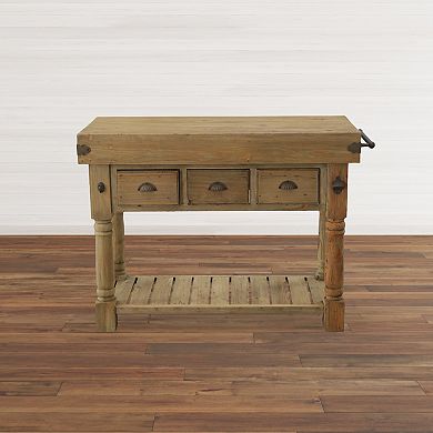 Heritage Furnishings By Afd Home Farmhouse Island Work Console