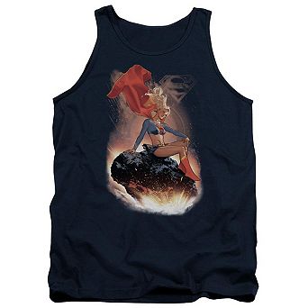 Superman Ride It Out Adult Tank Top
