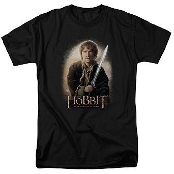 The Hobbit Bilbo And Sting Short Sleeve Adult T-shirt
