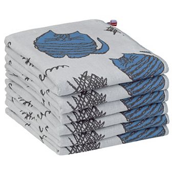 Home Decor Kitty Pattern Absorbent Kitchen Towels 6 pc 14" X 16"