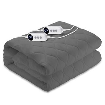 Temperature Regulating Quilted Electric Heated Mattress Pad