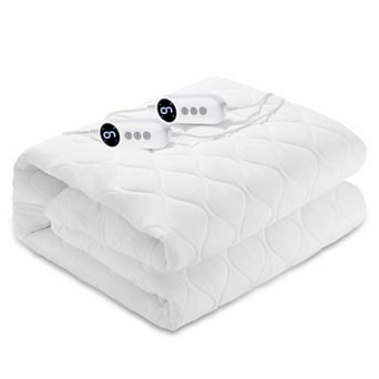 Temperature Regulating Quilted Electric Heated Mattress Pad