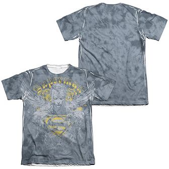 Superman Stand Your Ground Adult 65/35 Poly/cotton Short Sleeve T-shirt