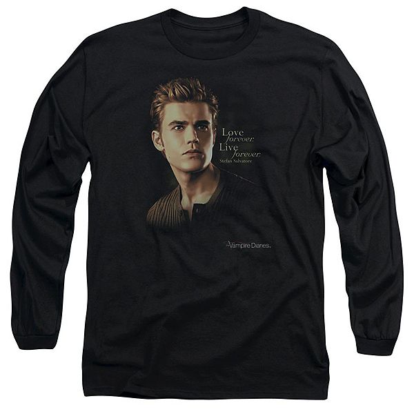 Vampire Diaries Forever Long Sleeve Adult T-shirt