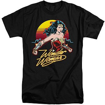 Wonder Woman 84 Skyline Short Sleeve Adult Tall T-shirt