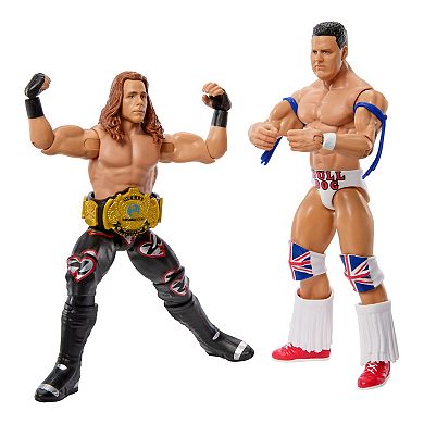 WWE Championship Showdown 2-Pack Shawn Michaels vs. British Bulldog Articulating Action Figure Set