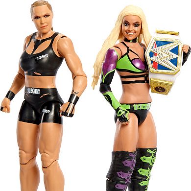 WWE Championship Showdown 2-Pack Ronda Rousey vs. Liv Morgan Articulating Action Figure Set