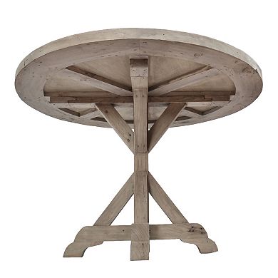 Heritage Furnishings By Afd Home Inverness Farmhouse 60'' Round Dining Table