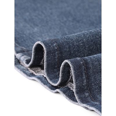 Women's Stapless Sleeveless Denim Dress Mini Dress