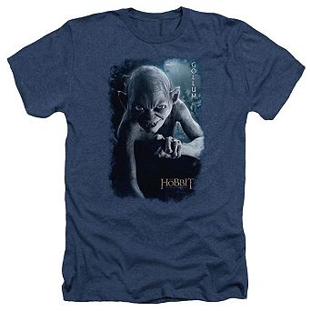 The Hobbit Gollum Poster Adult Heather T-shirt