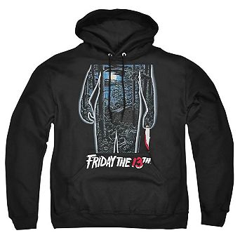 Friday The 13th Poster Adult Pull Over Hoodie