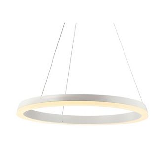Baxter Modern Contemporary Aluminum Integrated Led Hoop Pendant