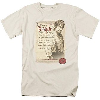 The Hobbit Burglar Short Sleeve Adult T-shirt