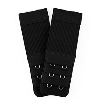 Bra Extenders 3-Row 2-Hook Elastic Bra Extension 2 Packs