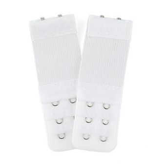 Bra Extenders 3-Row 2-Hook Elastic Bra Extension 2 Packs