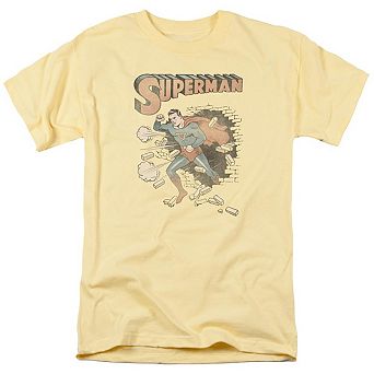 Superman Vintage Breakthrough Short Sleeve Adult T-shirt
