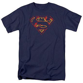 Superman Super Distressed Short Sleeve Adult T-shirt