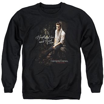 Vampire Diaries I Used To Care Adult Crewneck Sweatshirt