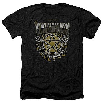 Supernatural Winchester Bros Adult Heather T-shirt