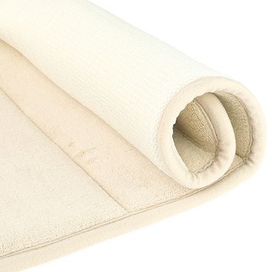 Non Slip Bathroom Rug Thick Soft Bathroom Mat Quick Dry Anti Skid Bath Rugs 16" x 24"