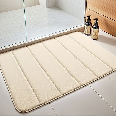 Non Slip Bathroom Rug Thick Soft Bathroom Mat Quick Dry Anti Skid Bath Rugs 16" x 24"