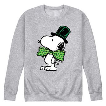Men's Peanuts St Paddy's Bowtie Fleece Sweatshirt