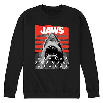 Men's Jaws Stripes And Stars Fleece Sweatshirt