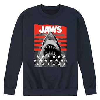Men's Jaws Stripes And Stars Fleece Sweatshirt