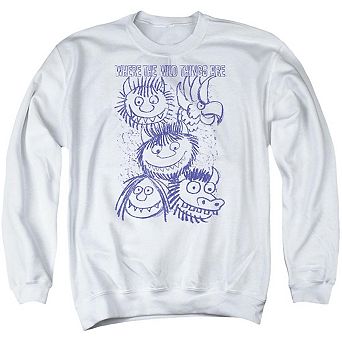 Where The Wild Things Are Wild Sketch Adult Crewneck Sweatshirt