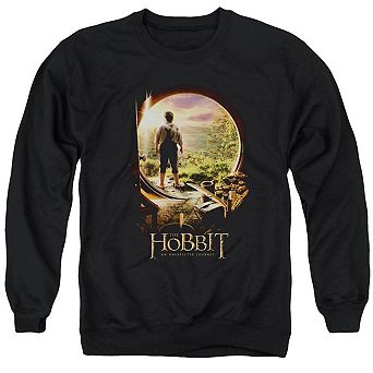 The Hobbit Hobbit In Door Adult Crewneck Sweatshirt