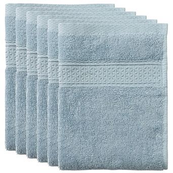 Cotton Thick And Absorbent Kitchen Towels 6 pc 13" X 13"